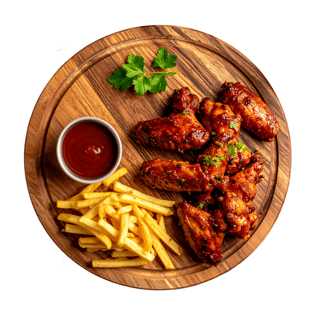 Wednesdays 6pc Wings + Fries